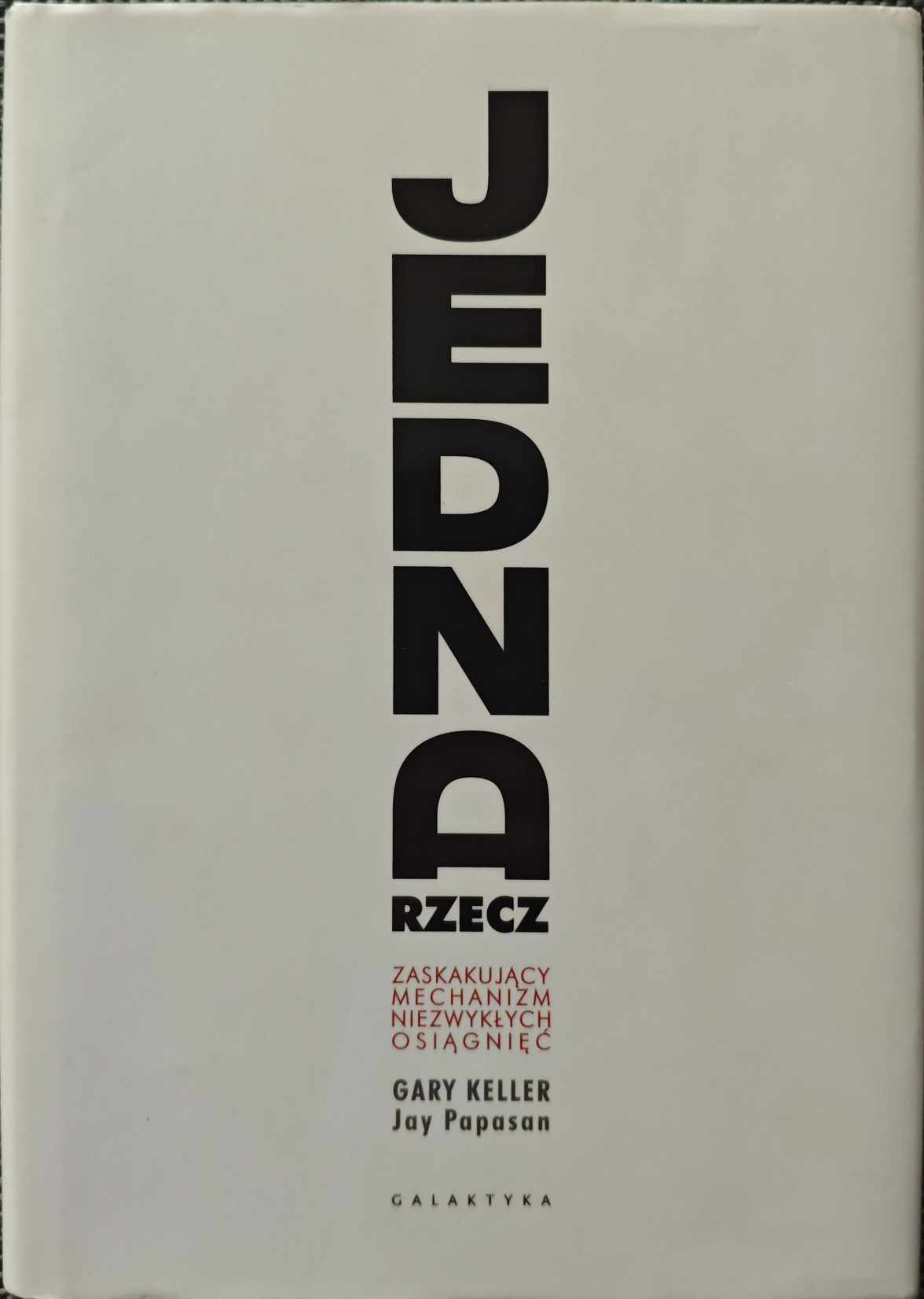 Książka Jedna Rzecz